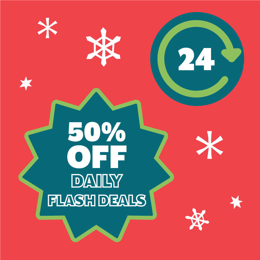 50% OFF Daily Flash Deals