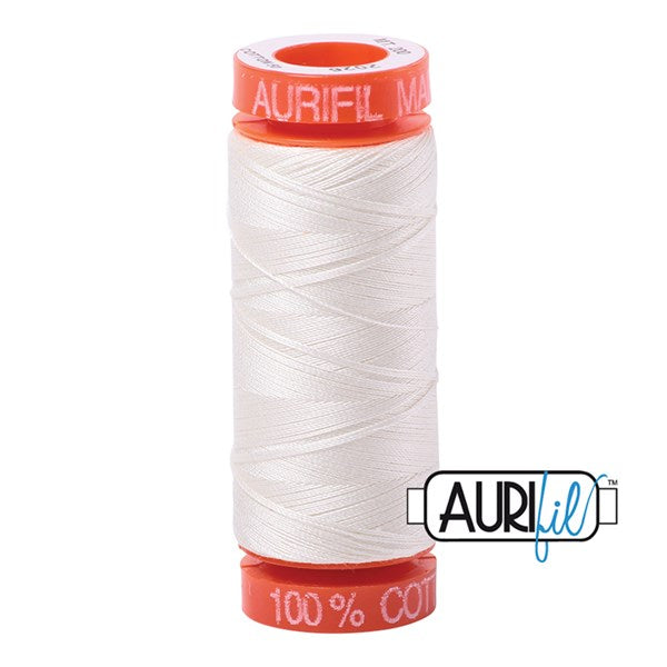 50wt Aurifil Chalk 100% Cotton Mako Thread #BMK50SP200-2026 Thread Aurifil   