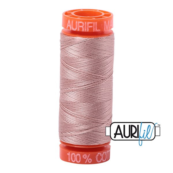 50wt Aurifil Antique Blush 100% Cotton Mako Thread #BMK50SP200-2375 Thread Aurifil   