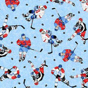 Winter Sports Hockey- 27241-44 Fabrics Northcott   