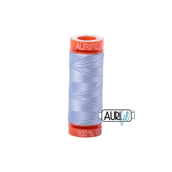 50wt Aurifil Very Light Delft 100% Cotton Mako Thread #BMK50SP200-2770 Thread Aurifil   