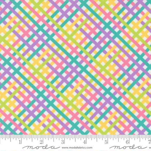 On the Bright Side Plaid Checks Sugar 22467-11 Fabrics Moda Fabrics   