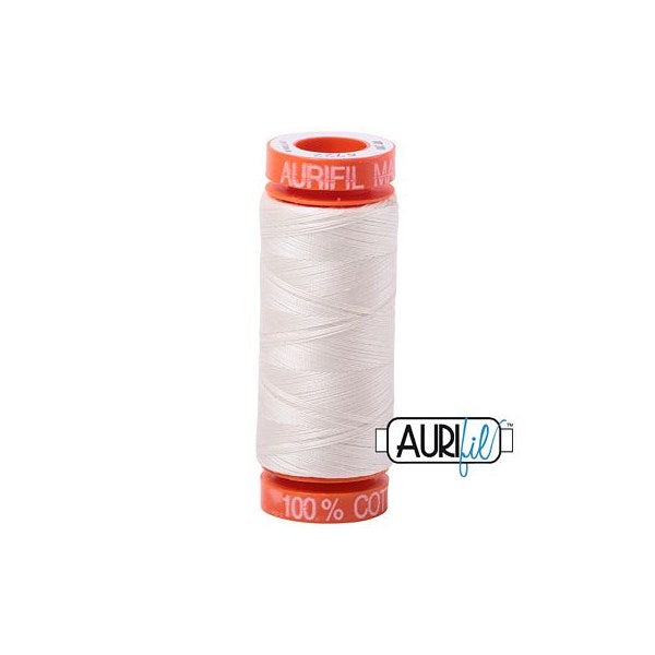 50wt Aurifil Seabiscuit 100% Cotton Mako Thread #BMK50SP200-6722 Thread Aurifil   