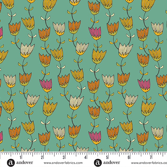 Winged Garden Delight Tender Twigwork A-1070-T Fabrics Andover