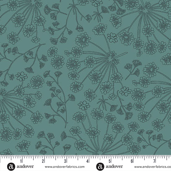 Nordic Summer Angelica Lake - 108" Wide Backing Fabric - AW-10372-T - 3 YARD CUT - Andover Fabrics- Pre-Order Fabrics Andover Fabrics