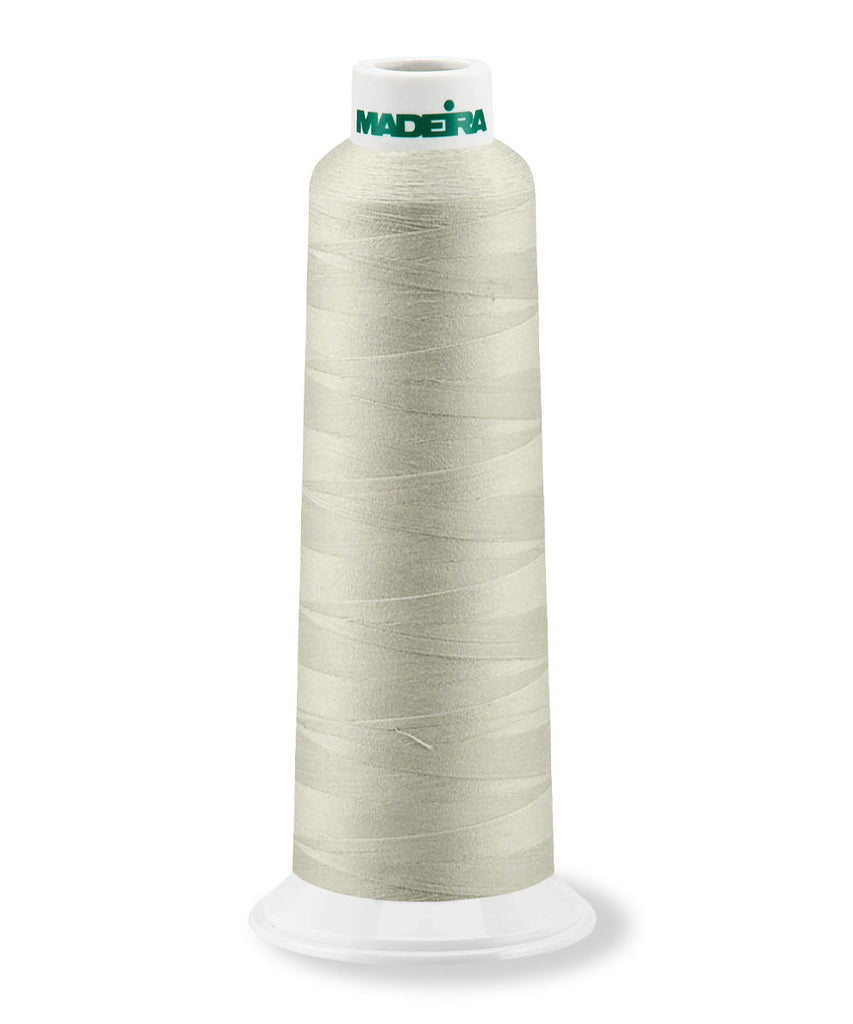 AeroQuilt - Longarm Quilting Thread, Solid Color Machine Embroidery and Quilting Threads Madeira Quilting Thread Light Grey
