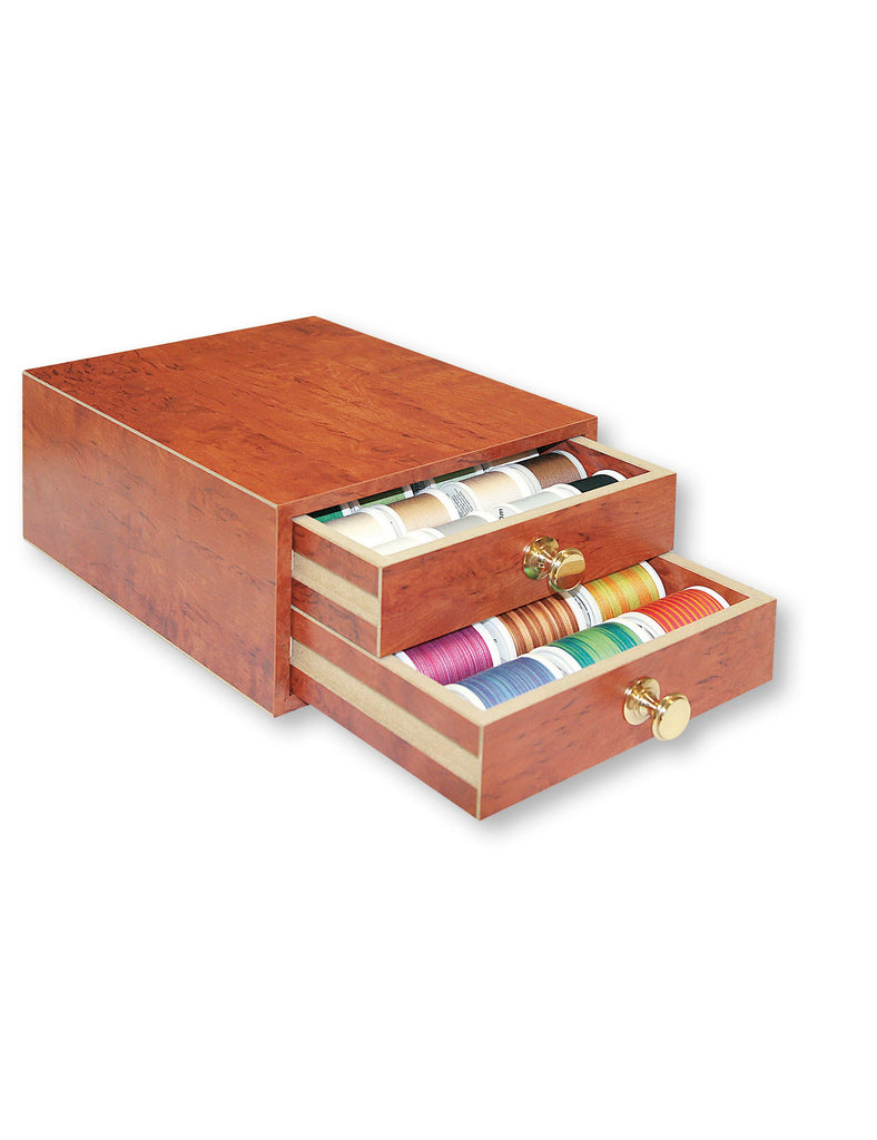 Cotona 30 - Mini 2 Drawer Treasure Chest, Variety Pack Thread Assortment Boxes Madeira Quilting Thread