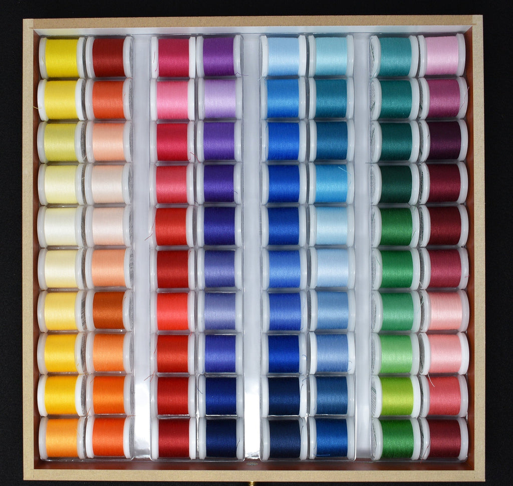Aerofil 120 – 3 Drawer Treasure Chest, 182 110-yard (100m) & 12 110-yard (100m) Spools Thread Assortment Boxes Madeira Quilting Thread