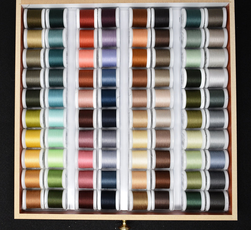 Aerofil 120 – 3 Drawer Treasure Chest, 182 110-yard (100m) & 12 110-yard (100m) Spools Thread Assortment Boxes Madeira Quilting Thread