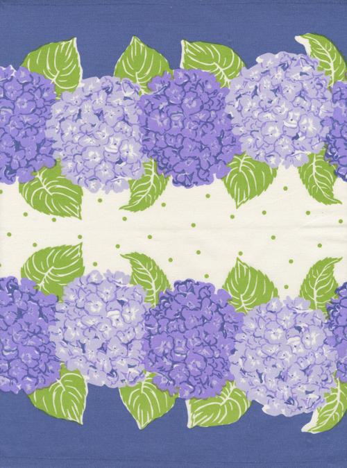 Classic Retro Toweling 16" Floral Hydrangea 920-319 - 3 1/2 YARD Fabrics Moda Fabrics