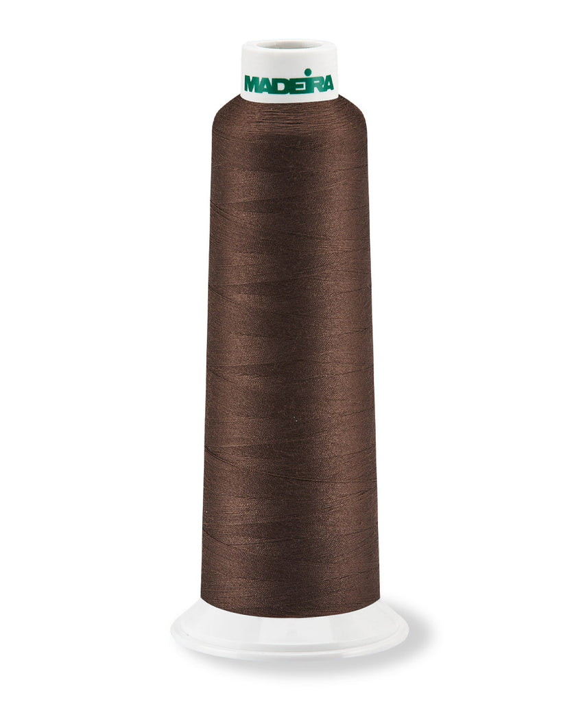 AeroQuilt - Longarm Quilting Thread, Solid Color Machine Embroidery and Quilting Threads Madeira Quilting Thread Brown