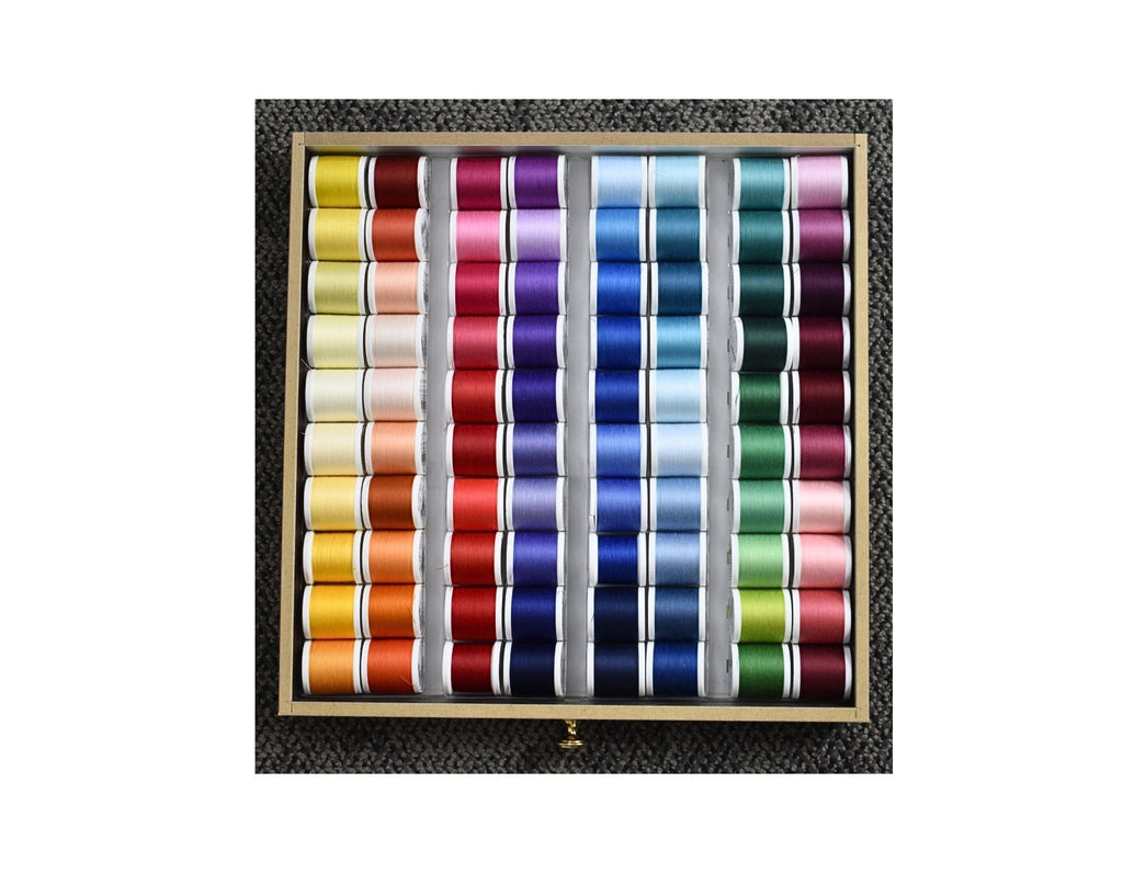 Aerofil 120 – 3 Drawer Treasure Chest, 182 400m and 12 100m Spools Thread Assortment Boxes Madeira Quilting Thread
