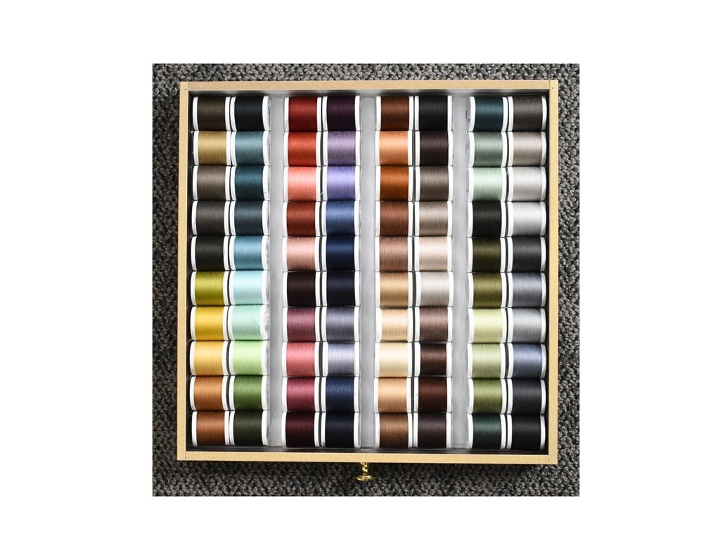 Aerofil 120 – 3 Drawer Treasure Chest, 182 400m and 12 100m Spools Thread Assortment Boxes Madeira Quilting Thread