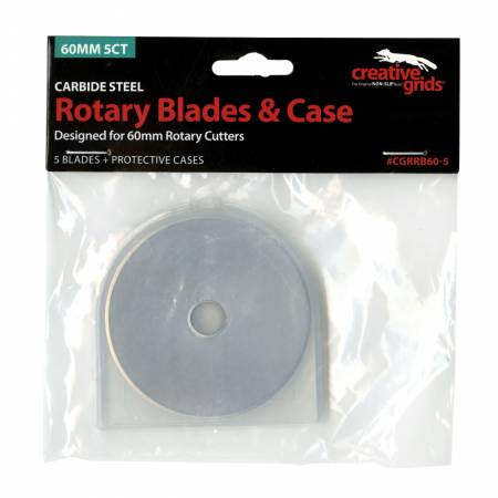 Creative Grids Rotary Blade 60 mm - 5 blade pk CGRRB60-5 Tool Checker   