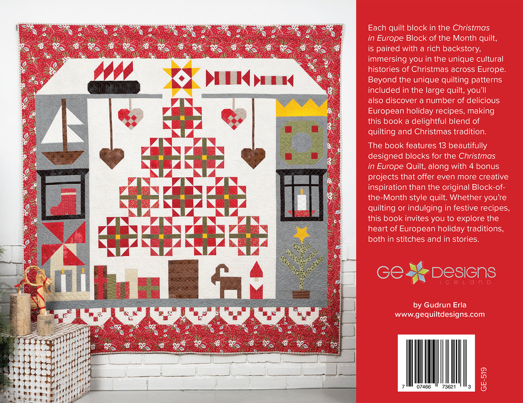 Christmas in Europe Video Classes – Book Companion (No Patterns) Pattern GE Designs   