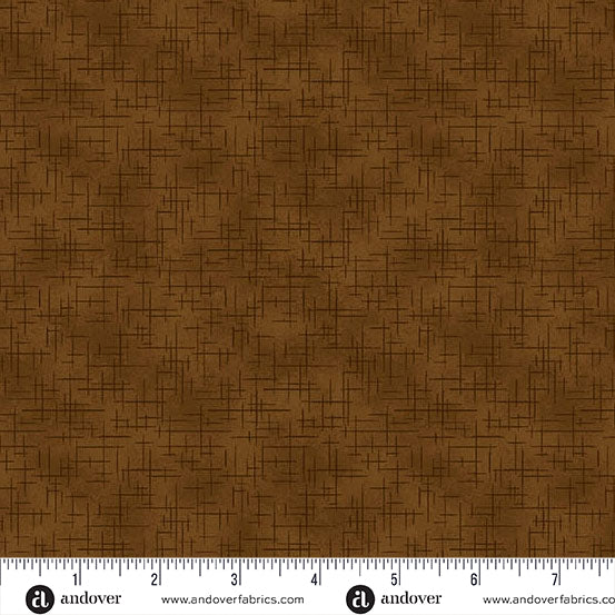 Retro Stitch Chocolate A-1527-N Fabrics Andover Fabrics