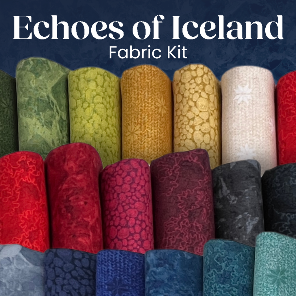 Echoes of Iceland Quilt Fabric Kit - Preorder Fabrics GE Designs