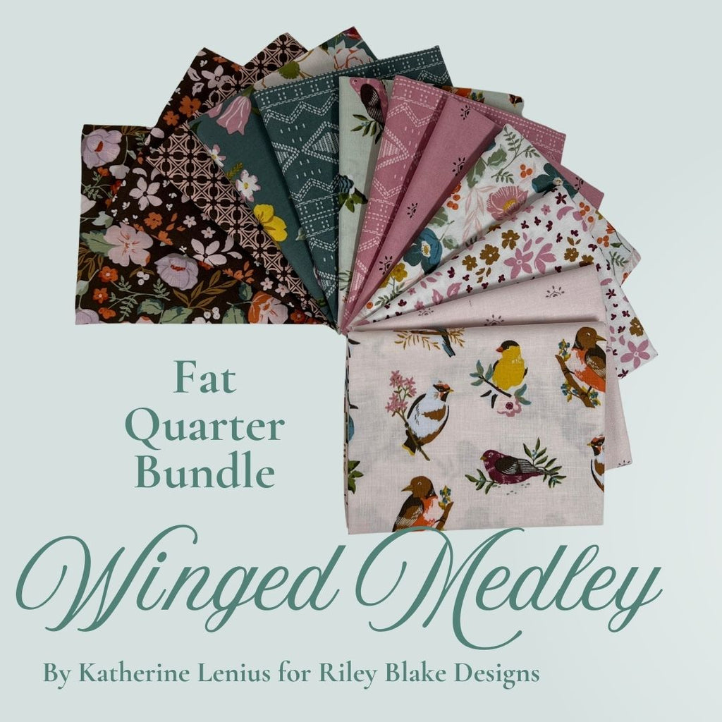 Winged Medley Fat Quarter Bundle Fabrics Riley Blake