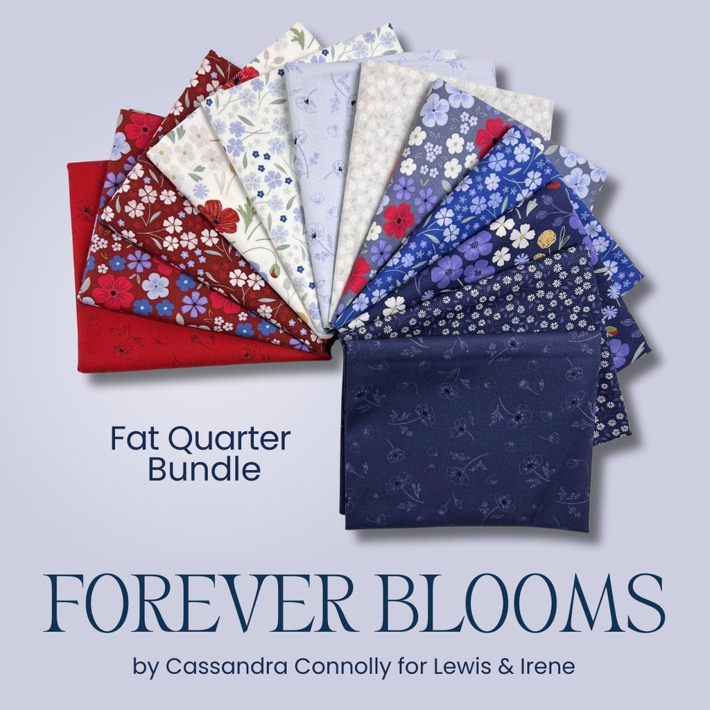 Forever Blooms Fat Quarter Bundle Fabrics Lewis & Irene
