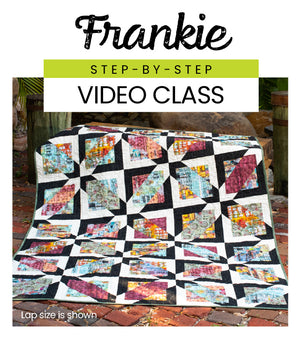 Frankie Video Class - Stripology Quickies Club, quilt pattern