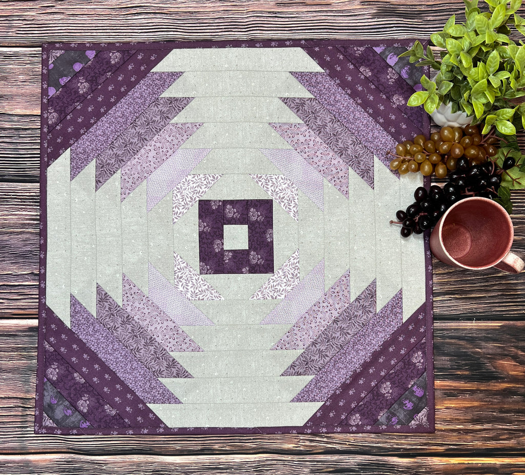 Fresh Cut Table topper - Pattern and video class Pattern GE Designs   