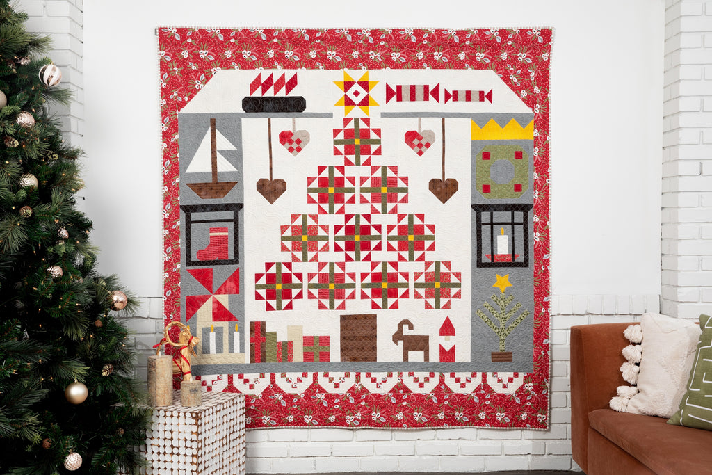 Christmas In Europe Block of the Month Quilt Program- Full Access with Video Tutorials Pattern GE Designs   