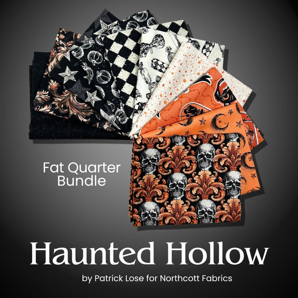 Haunted Hollow Fat Quarter Bundle, quilting fabric by Northcott