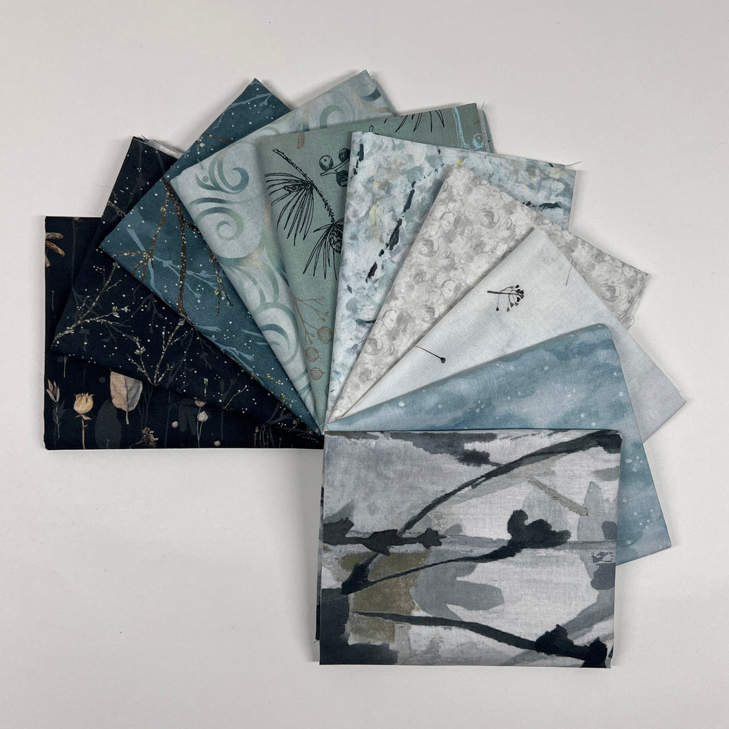 Hazy Shade of Winter Fat Quarter Bundle Fabrics Studio E Fabrics