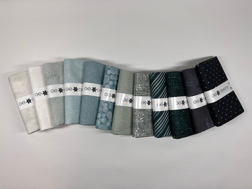Hazy Shade of Winter Fat Quarter Bundle Fabrics Studio E Fabrics
