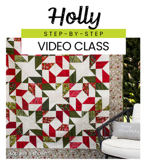 Holly Video Class - Stripology Quickies Club, quilt pattern