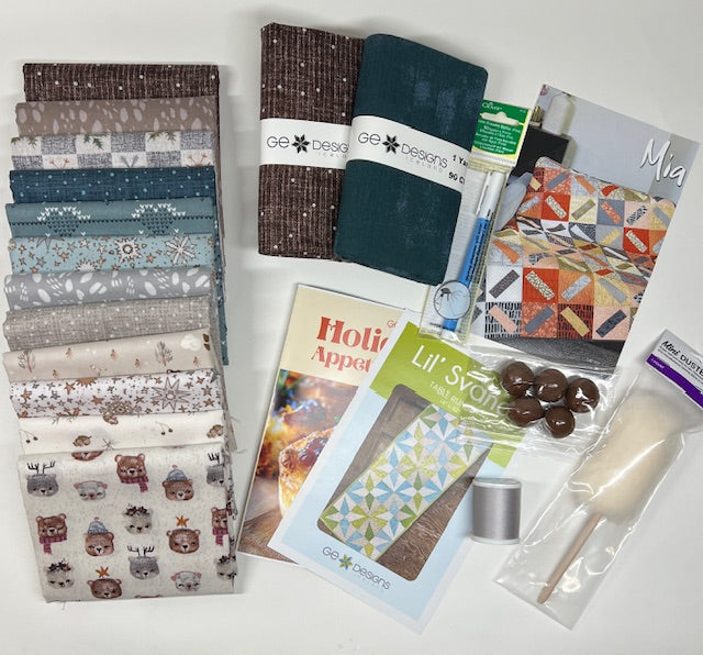 Holiday Perfect Pairing Boxes- 2025 Fabrics GE Designs Cozy Cubs
