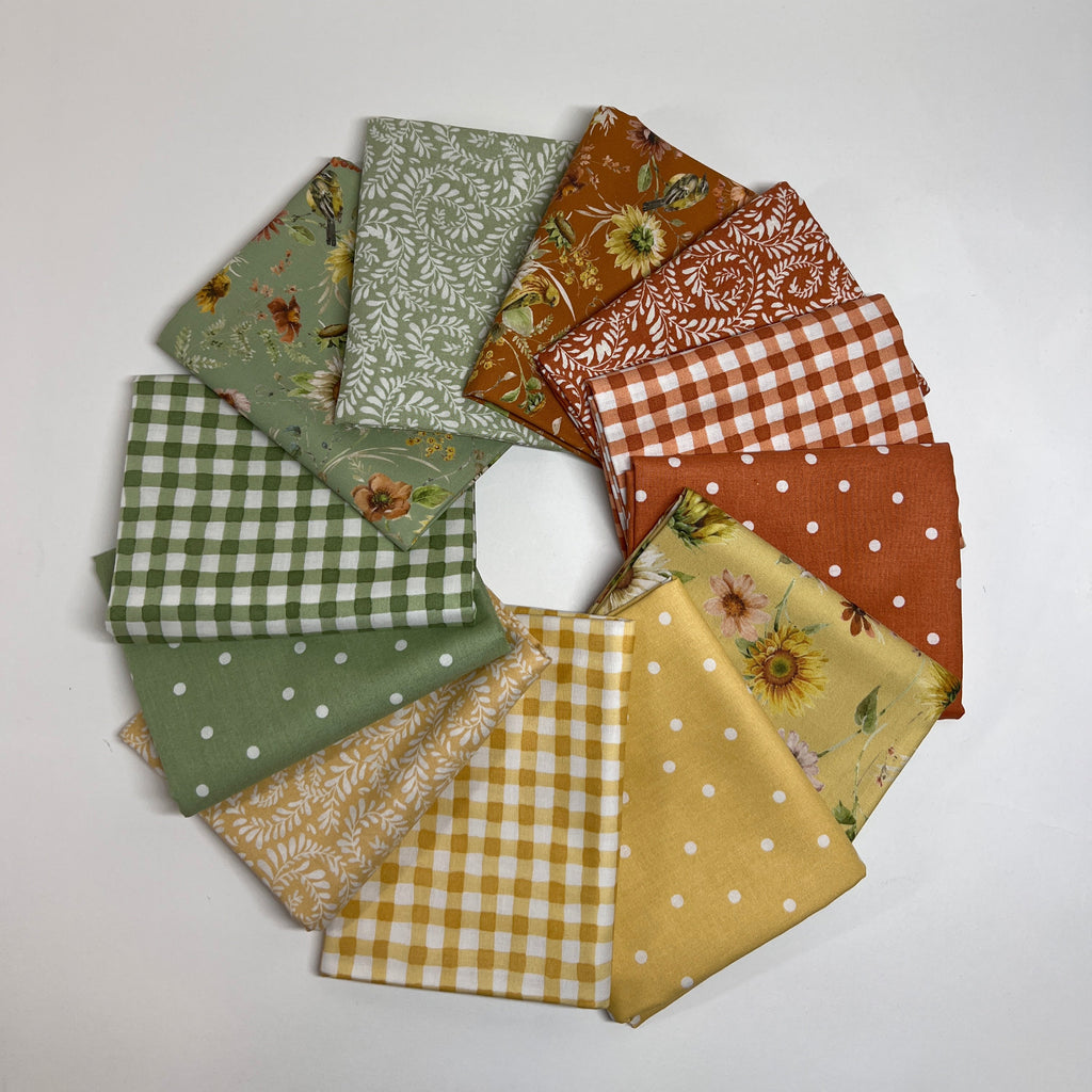 Sunflower Whispers Half Yard Bundle Fabrics Riley Blake