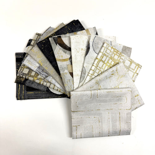 Gatsby Fat Quarter Bundle, multicolor quilting fabric by Northcott Fabrics
