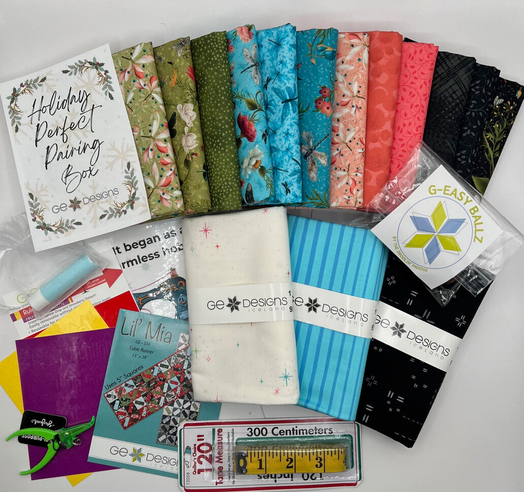 Garden Love Perfect Pairing Gift Box Fabrics GE Designs   