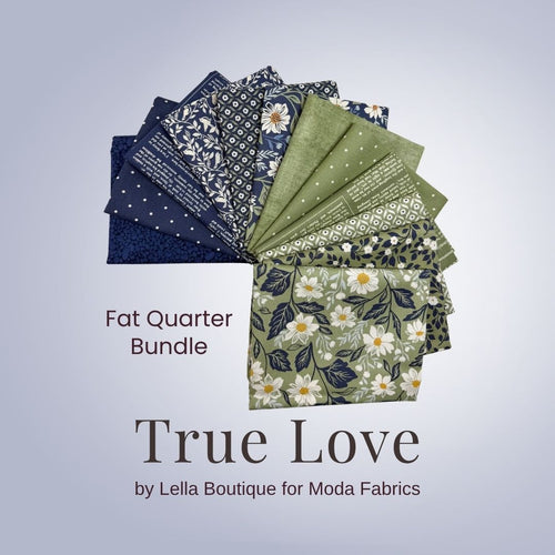 True Love Fat Quarter Bundle, multicolor quilting fabric by Moda Fabrics
