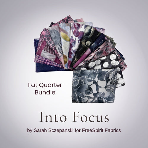 Into Focus Fat Quarter Bundle, multicolor quilting fabric by Free Spirit