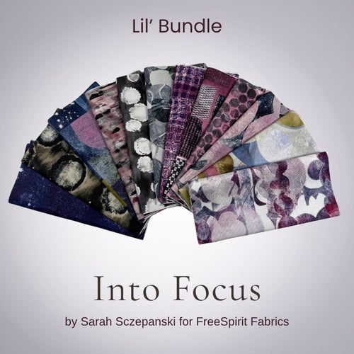Into Focus Lil' Bundle, multicolor quilting fabric by Free Spirit