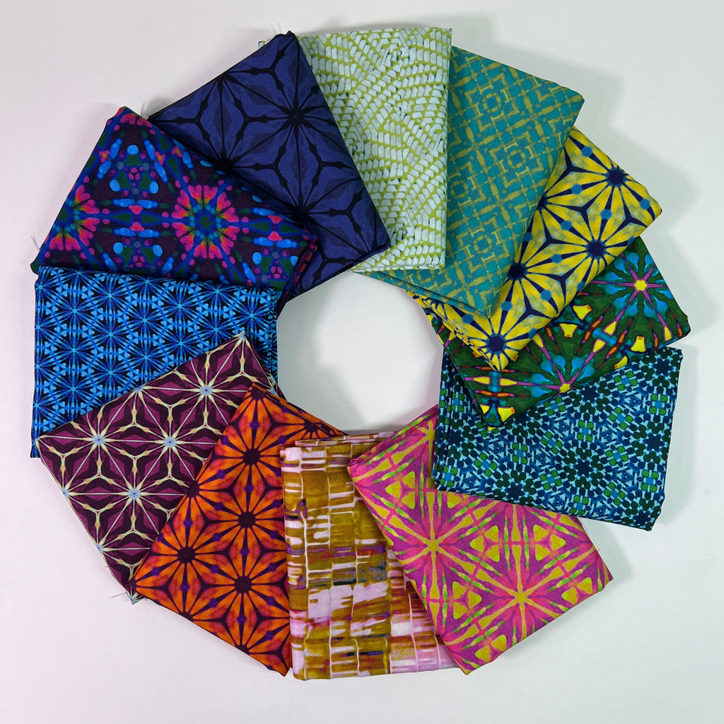 Kaleidoscope Half Yard Bundle Fabrics Free Spirit