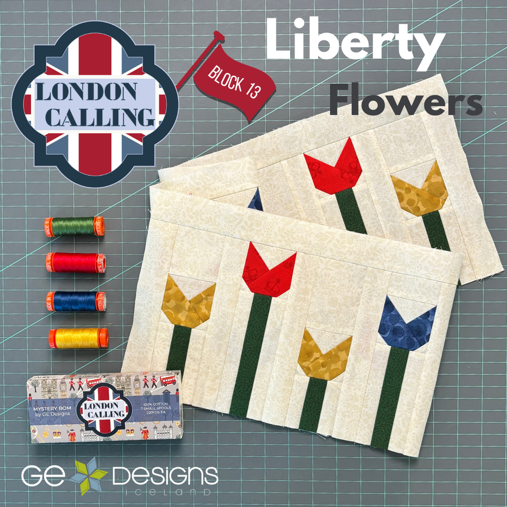 London Calling -Mystery Block of the Month - Part 10 Pattern GE Designs   