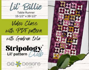 Lil' Billie Video Class - Stripology Lil' Pattern Club