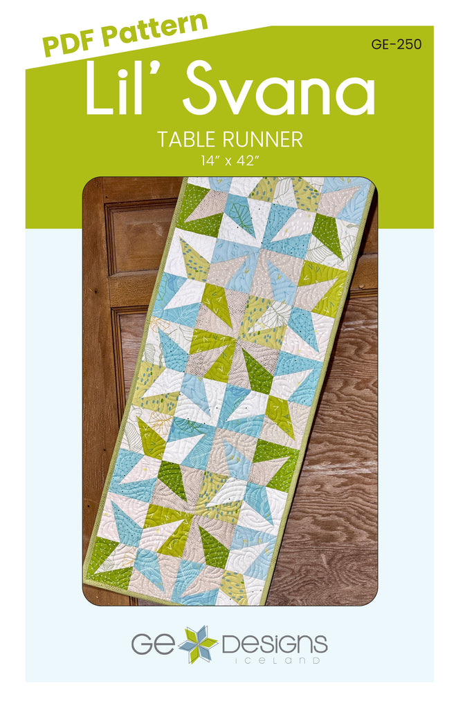 Lil' Svana - PDF Table Runner Pattern 250 Pattern GE Designs