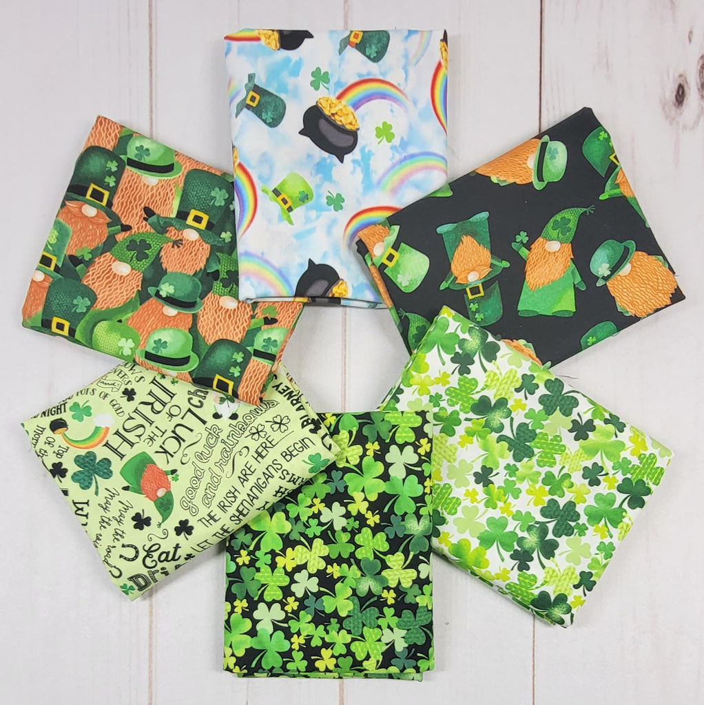 Lucky Green Stash Builder Bundle Fabrics Timeless Treasures   