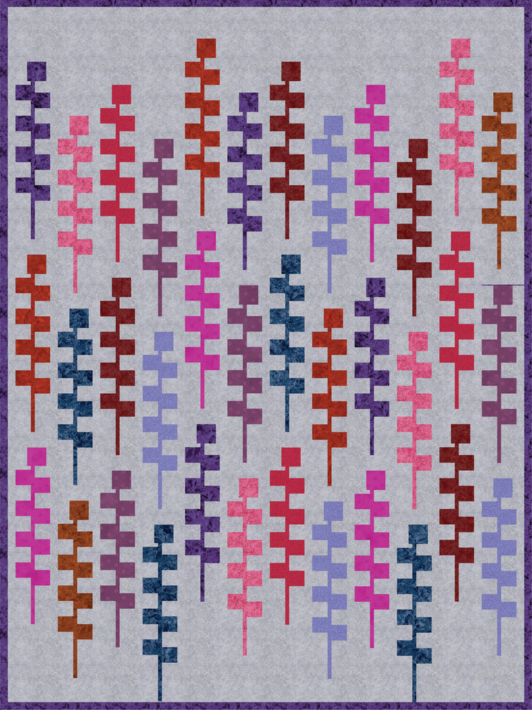 Lupine Quilt Kit - Heima Collection - "78x91" Size Fabrics GE Designs