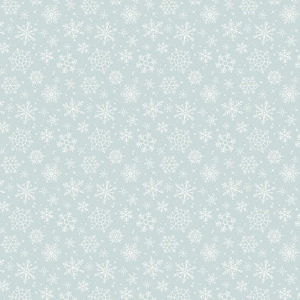 Magical Winterland Snowflakes Blue C14944 Fabrics Riley Blake   
