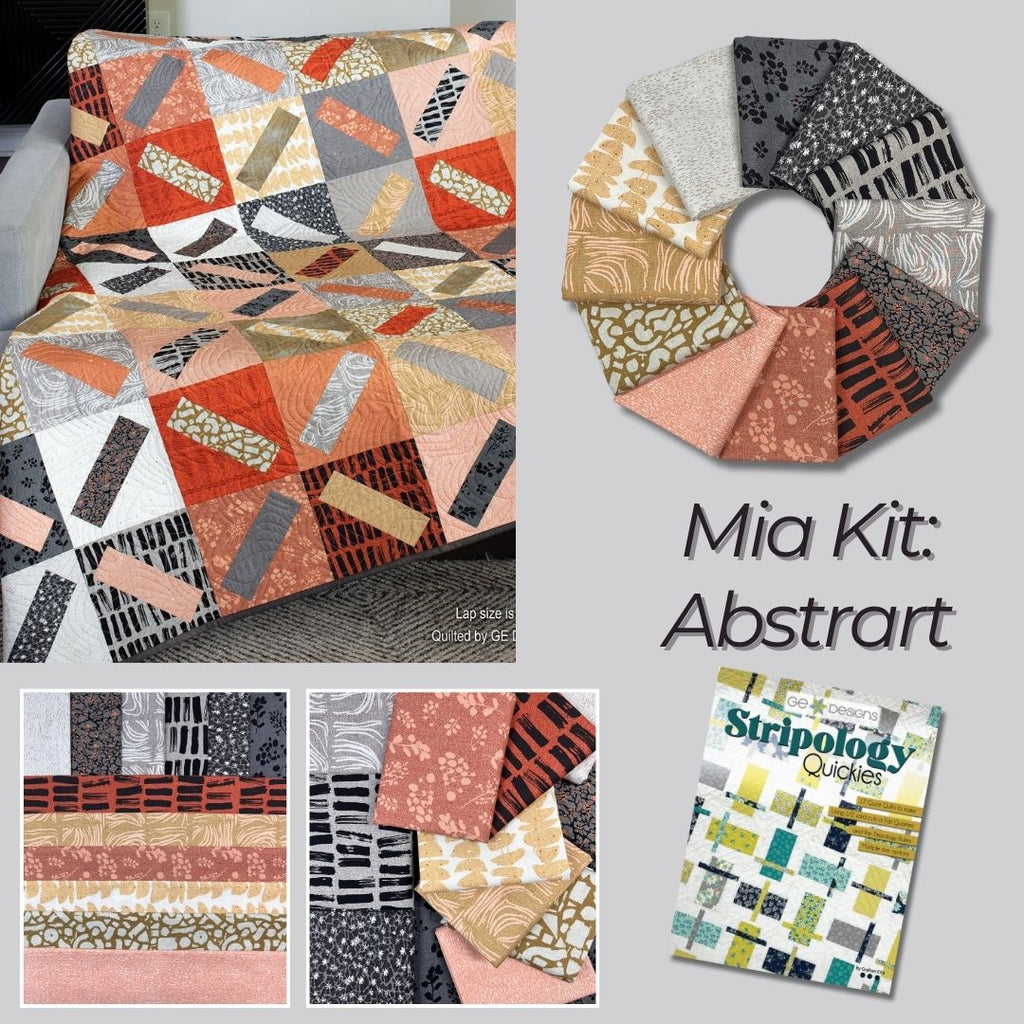 Mia- Abstrart Kit Fabrics Art Gallery   