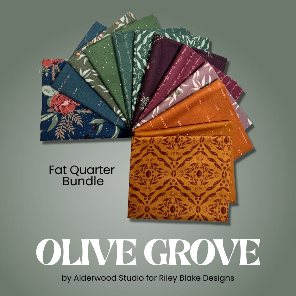 Olive Grove Fat Quarter Bundle Fabrics Riley Blake