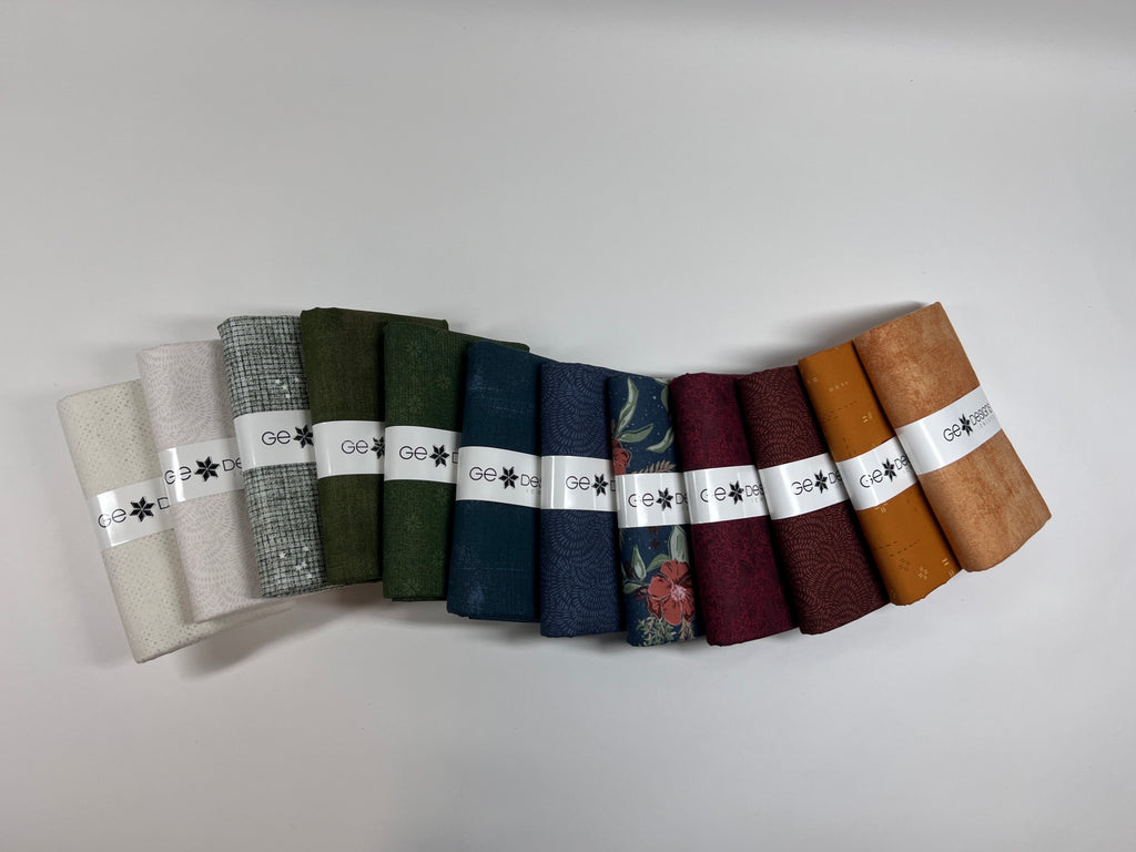 Olive Grove Fat Quarter Bundle Fabrics Riley Blake