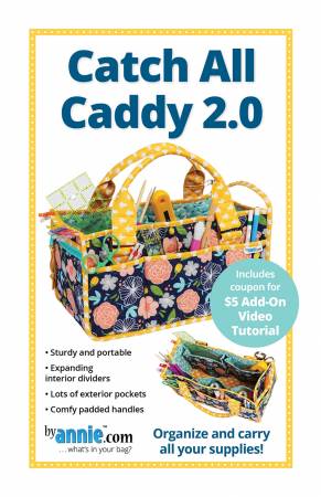 Catch All Caddy 2.0 PBA225-2 Pattern By Annie   