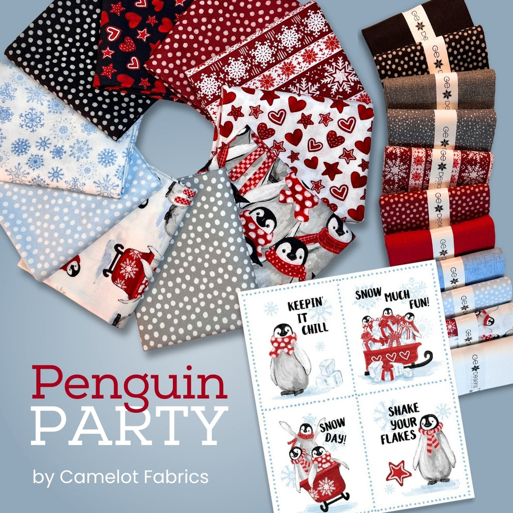 Penguin Party Half Yard Bundle Fabrics Camelot