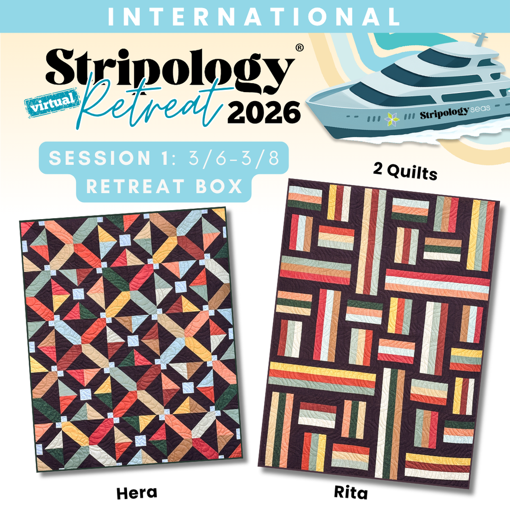 INTERNATIONAL Stripology Virtual Retreat 2026 - Session 1 - BOX Fabrics GE Designs